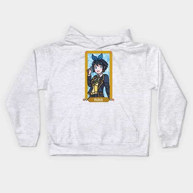 Ruka Sarashina - Rent a Girlfriend Kids Hoodie by vizcan